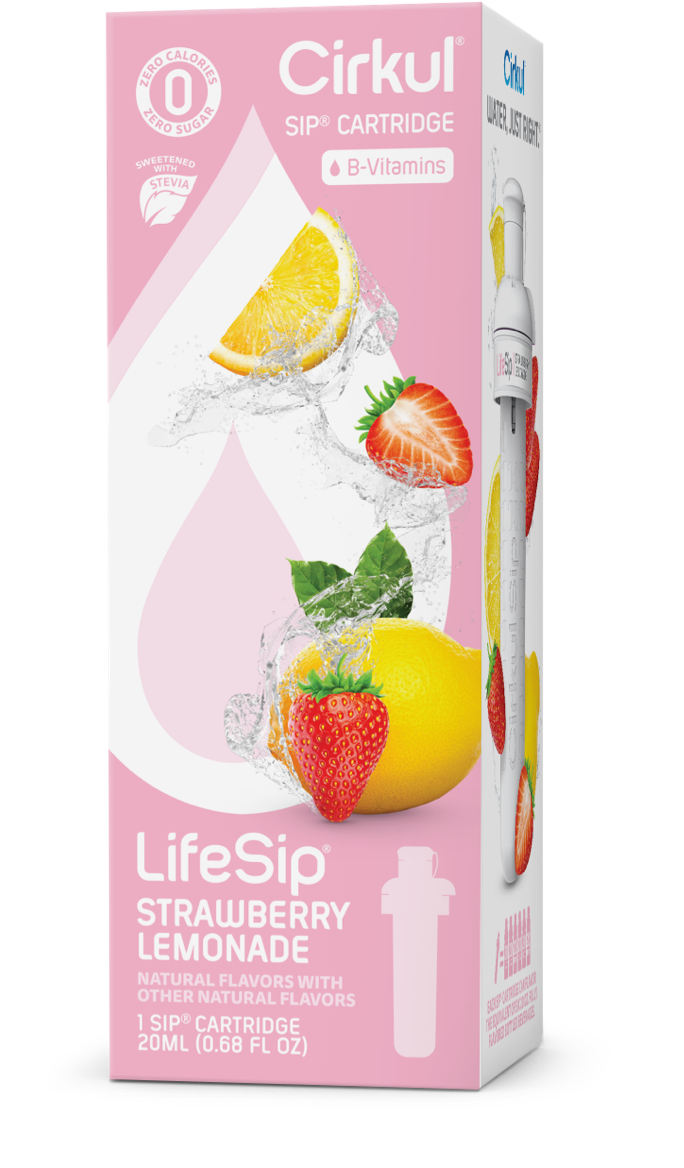 Картридж для Cirkul Strawberry Lemonade LifeSip 20 мл (40357) - фото 3 Картридж для Cirkul Strawberry Lemonade LifeSip 20 мл (40357) - фото 3