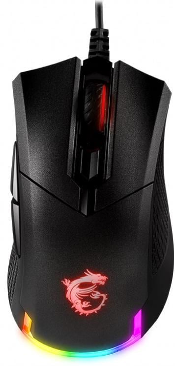 Проводная мышь MSI Clutch GM50 с подсветкой Black (7824209)