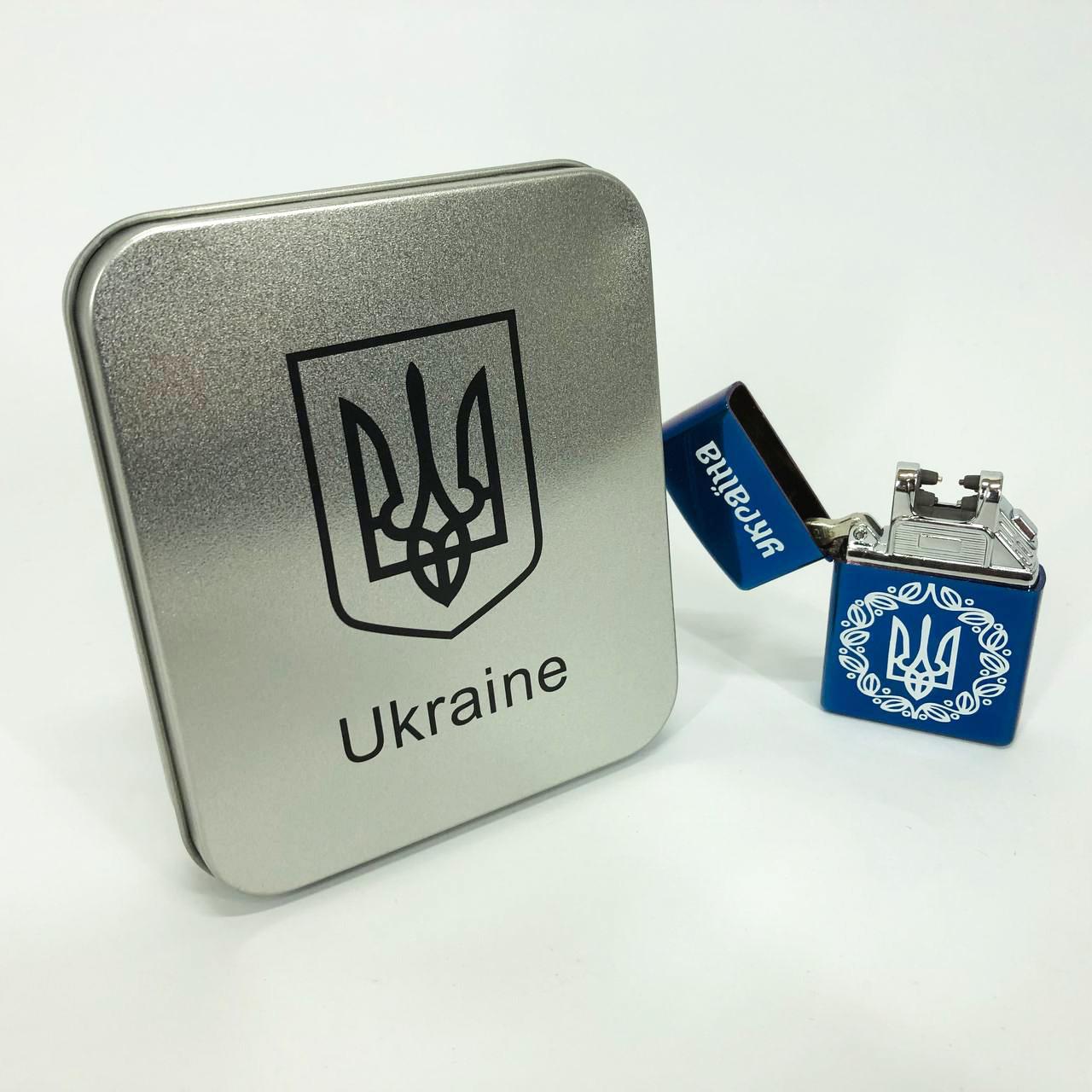 Зажигалка дуговая электроимпульсная зажигалка USB металлическая коробка Синий (HL-447) - фото 5 Зажигалка дуговая электроимпульсная зажигалка USB металлическая коробка Синий (HL-447) - фото 5