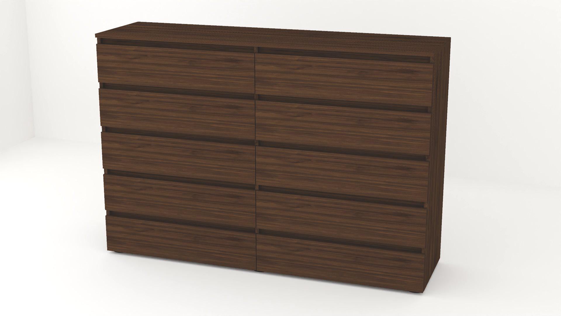 Комод Алекса СН-55/50 160х50х111 см Орех селект