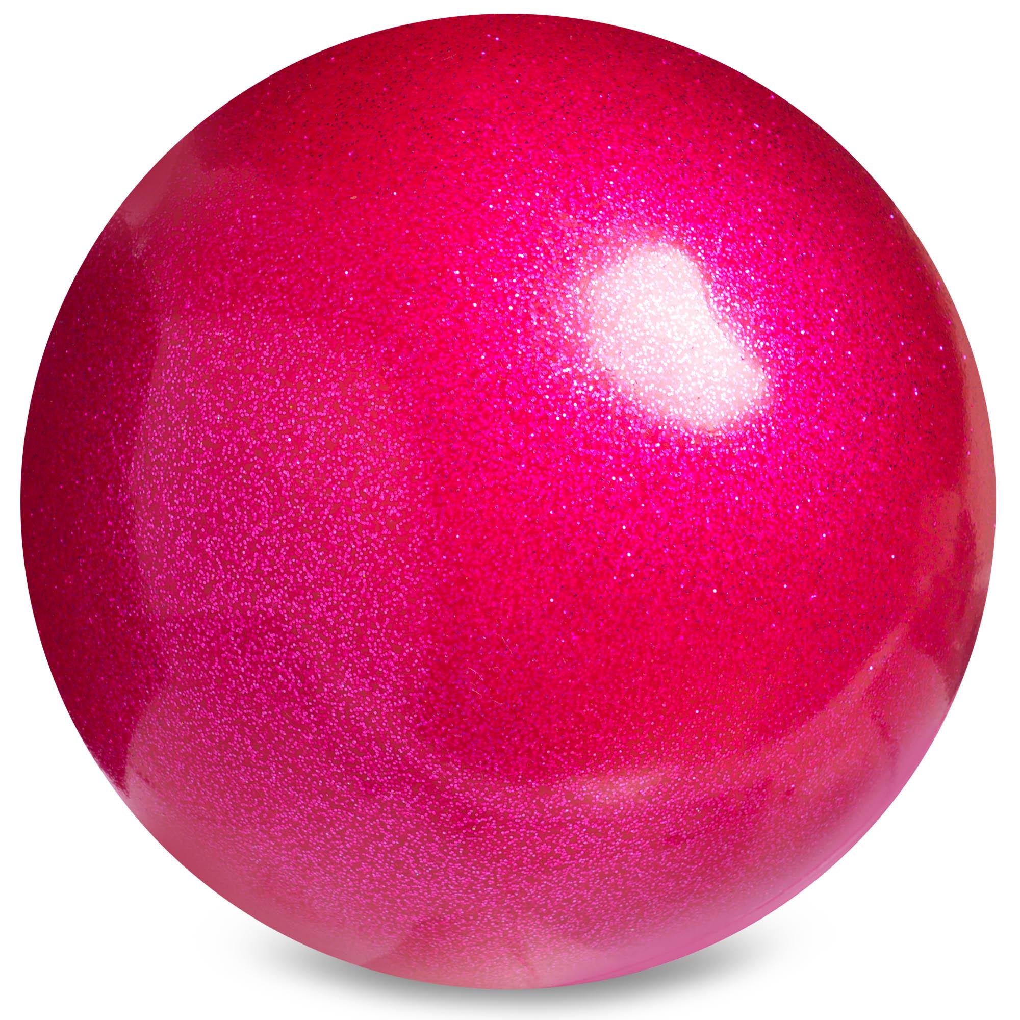 М'яч для художньої гімнастики Lingo Галактика 20 см Малиновий (C-6272)