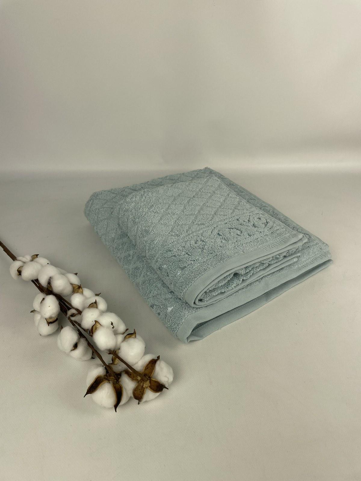 Набор полотенец Philippus Delux Cotton Ibiza Е963 2 шт. Мятный (CN37307)