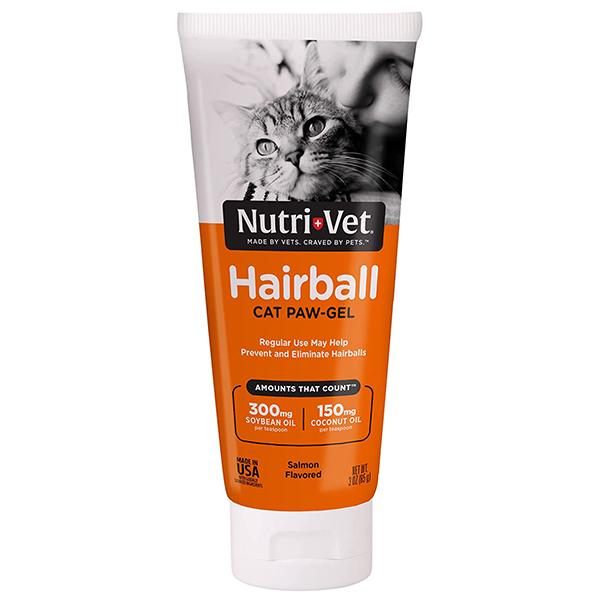 Гель для котов Nutri-Vet Hairball Salmon выведение шерсти лосось (50403)