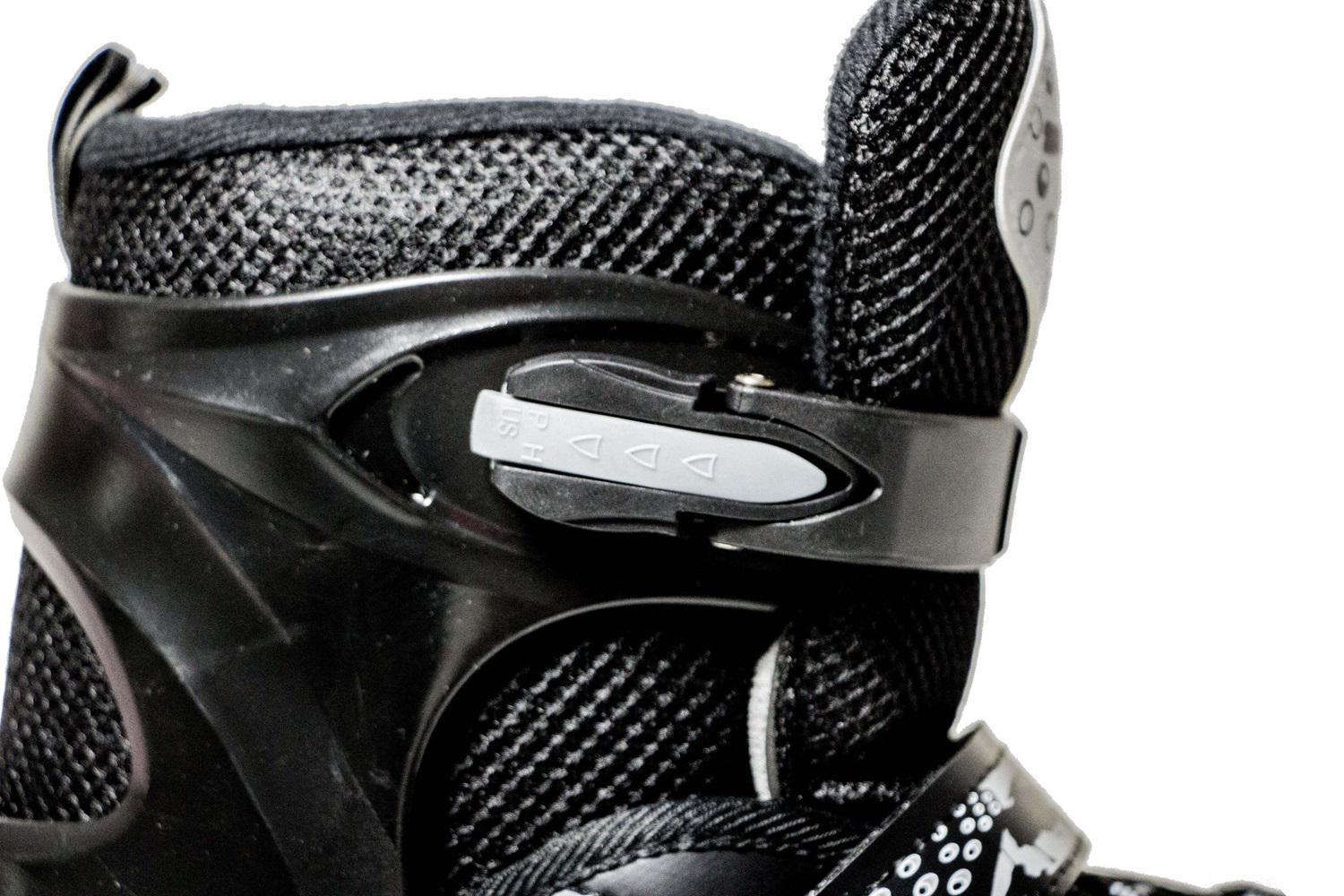 Роликовые коньки Happy Mondays колеса со светом PU 27-29,5 р. 43-46 см Black (692937574) - фото 5