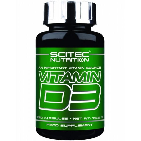 Вітамін D3 Scitec Nutrition Vitamin D3 250 капсул