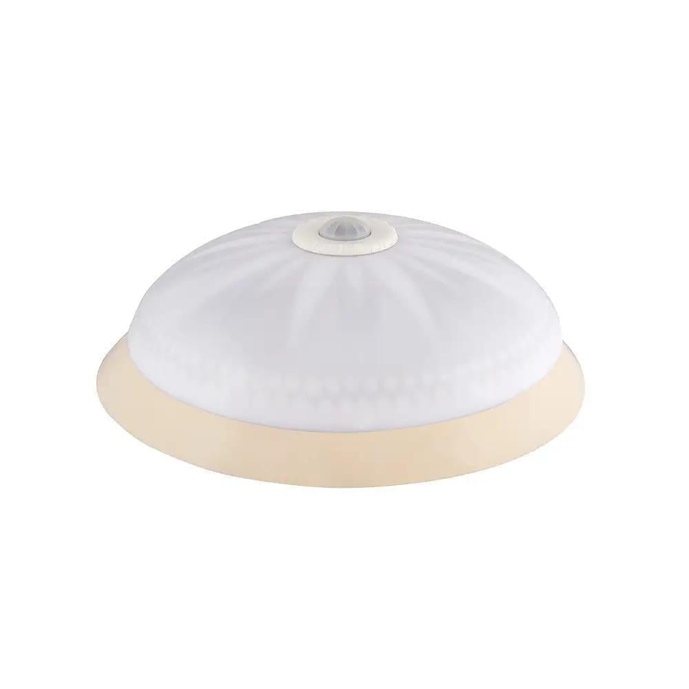 Настенно-потолочный светильник ERKA 1149 D.-KB с датчиком движения круглый 2xE27 IP20 Кремовый/Белый (27551889)