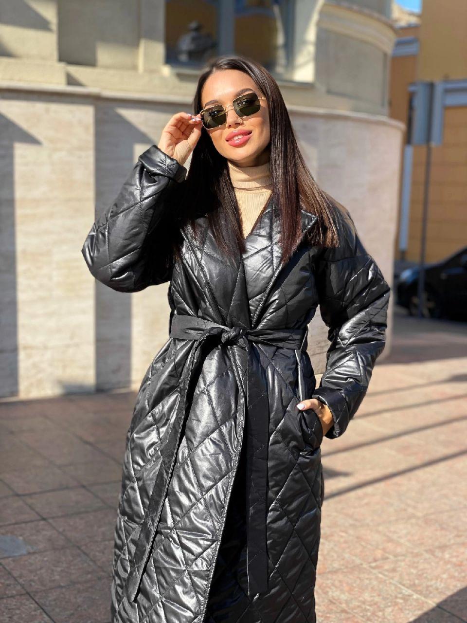 Куртка-пальто женская зимняя р. 42-46 (Мб1541500) - фото 6