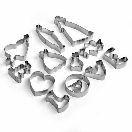 Набор форм для печенья Stenson R88863 Love 12 шт. (14069976)