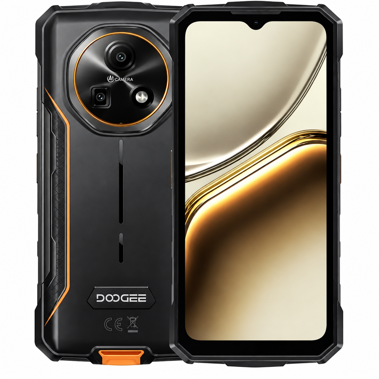 Смартфон Doogee Fire 7 6,6" 6/128 Гб 13000 mAh 64+16 Мп NFC Orange (Fire_7_OR)