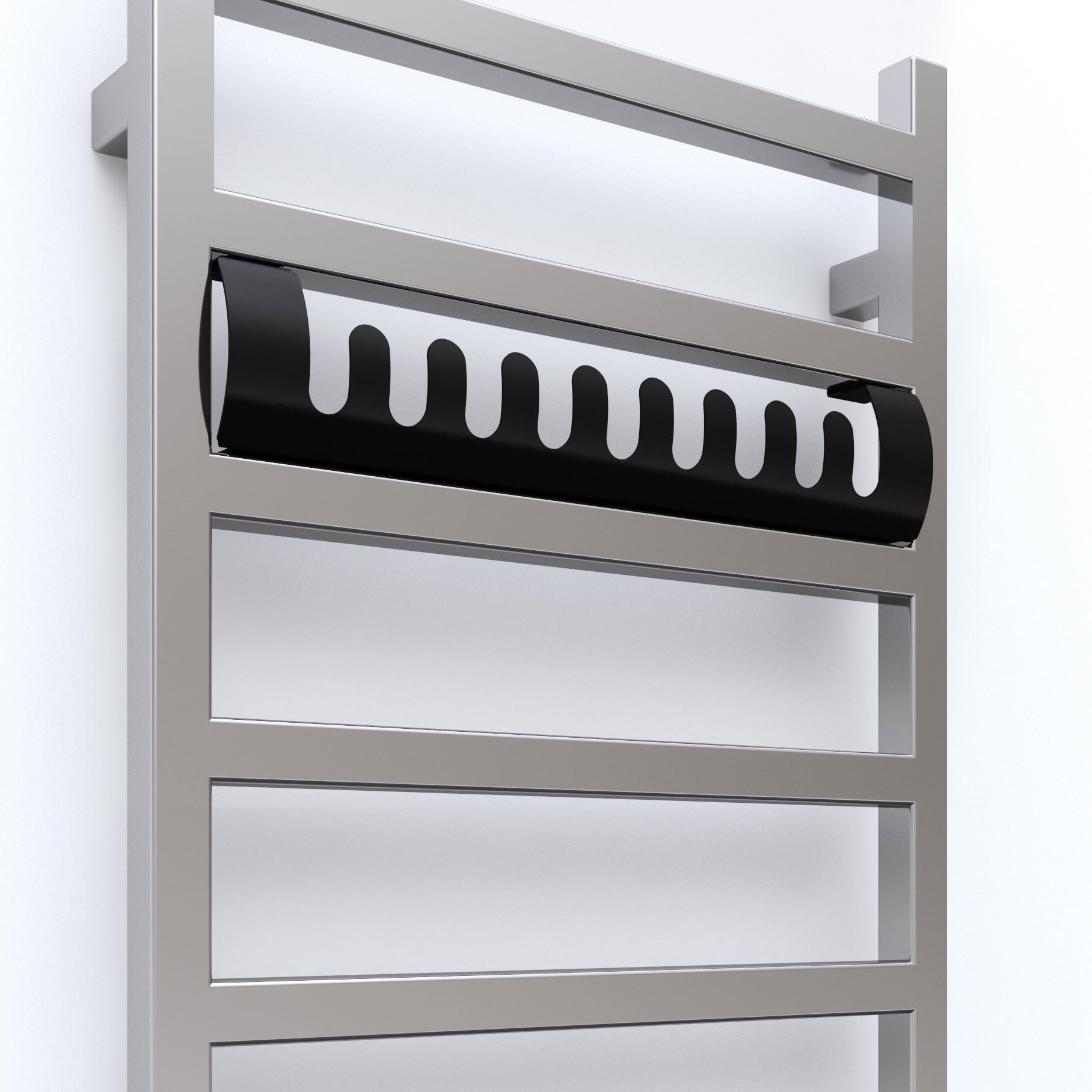 Вешалка Terma Simple 500 мм Black mat (266) - фото 2 Вешалка Terma Simple 500 мм Black mat (266) - фото 2