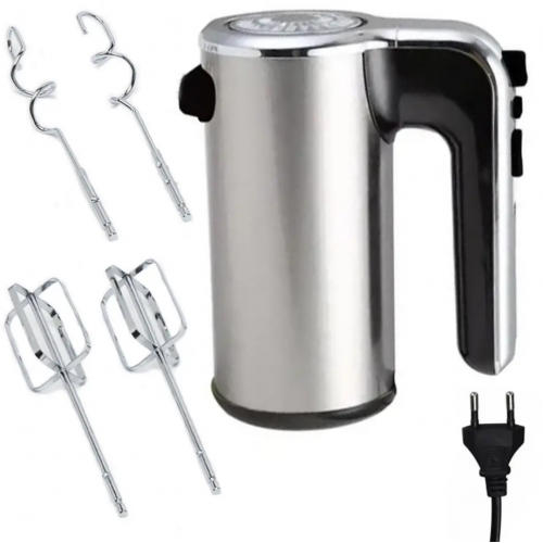 Миксер ручной Domotec 6693 600 Вт 5 скоростей с 4 насадками (РН00360)