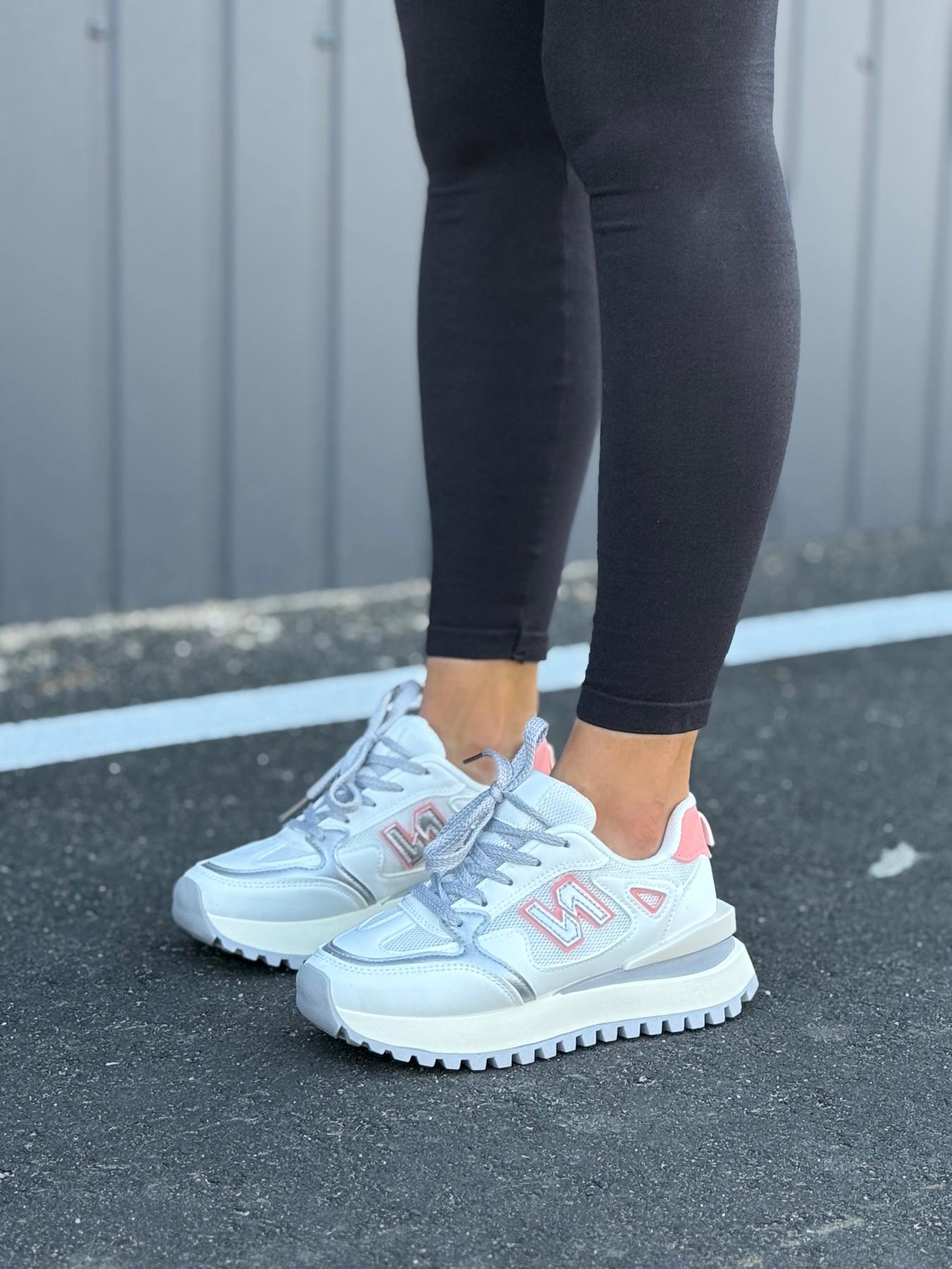 Кроссовки женские текстиль/пресс-кожа р. 41 Белый (13316128) - фото 7