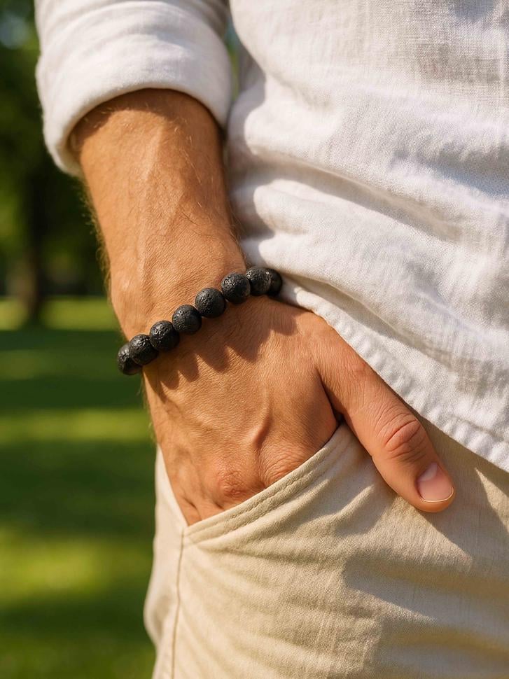 Браслет из лавы (7891)