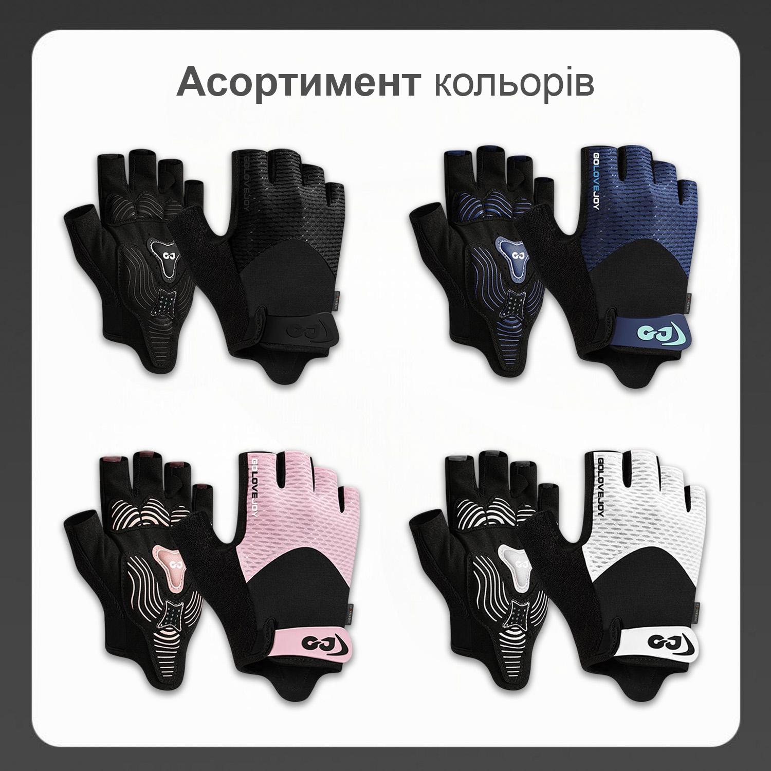 Велорукавиці GDragon Sport без пальців Білий (66_13_L_3) - фото 10 Велорукавиці GDragon Sport без пальців Білий (66_13_L_3) - фото 10