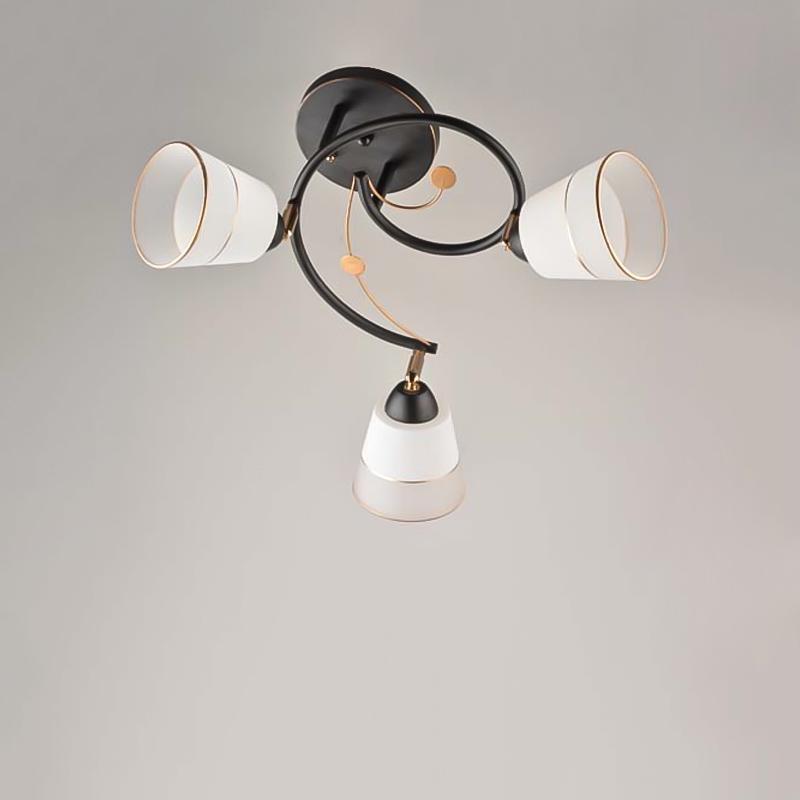 Люстра стельова Light House SRS-16069/3 на три лампи Чорний