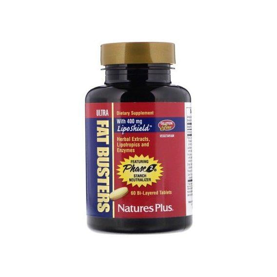 Комплекс для зниження ваги Nature's Plus Ultra Fat Busters 60 Bi-Layered Tabs