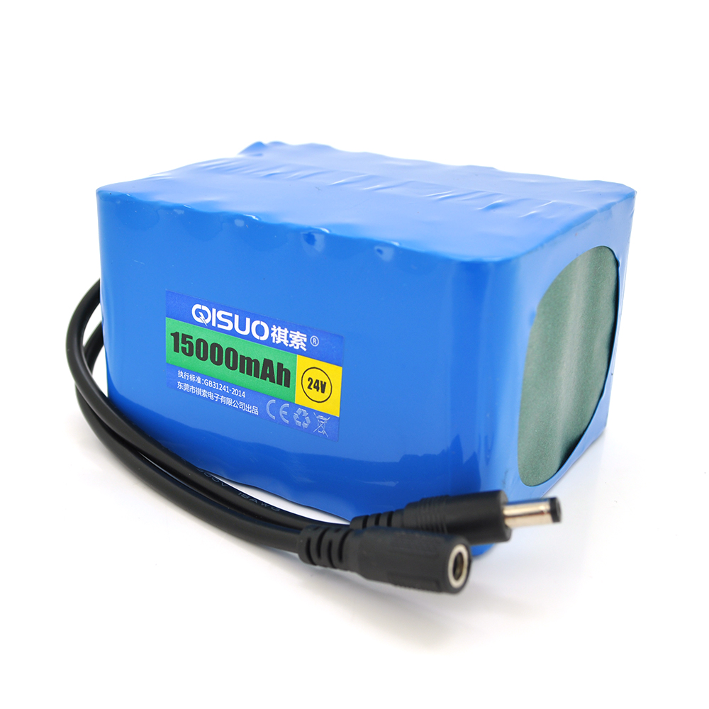 Аккумулятор литиевый QiSuo 24V 15A Li-ion 18650 DC5,5х2,1 119х94х67 мм (YUT_V12034) Аккумулятор литиевый QiSuo 24V 15A Li-ion 18650 DC5,5х2,1 119х94х67 мм (YUT_V12034)