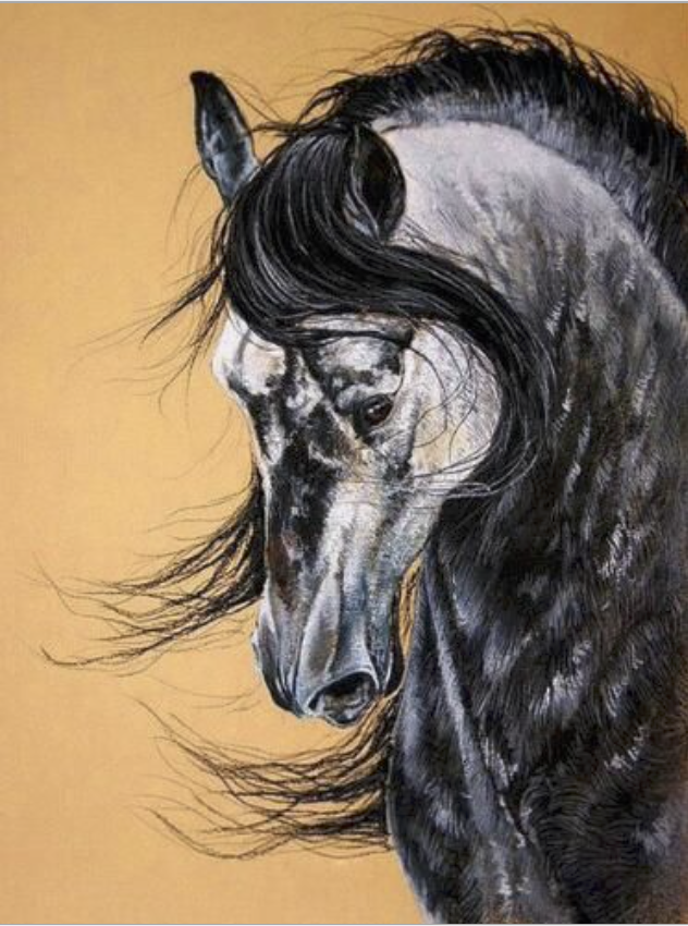 Картина по номерам Лошадь 40x50 см (РНК-390)