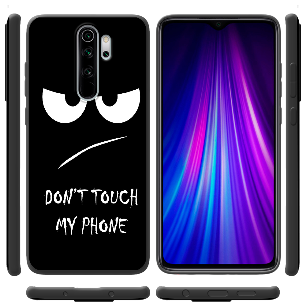 Чохол Boxface Xiaomi Redmi Note 8 Pro Don't Touch my Phone Чорний силікон (38222-up535-38664) - фото 2