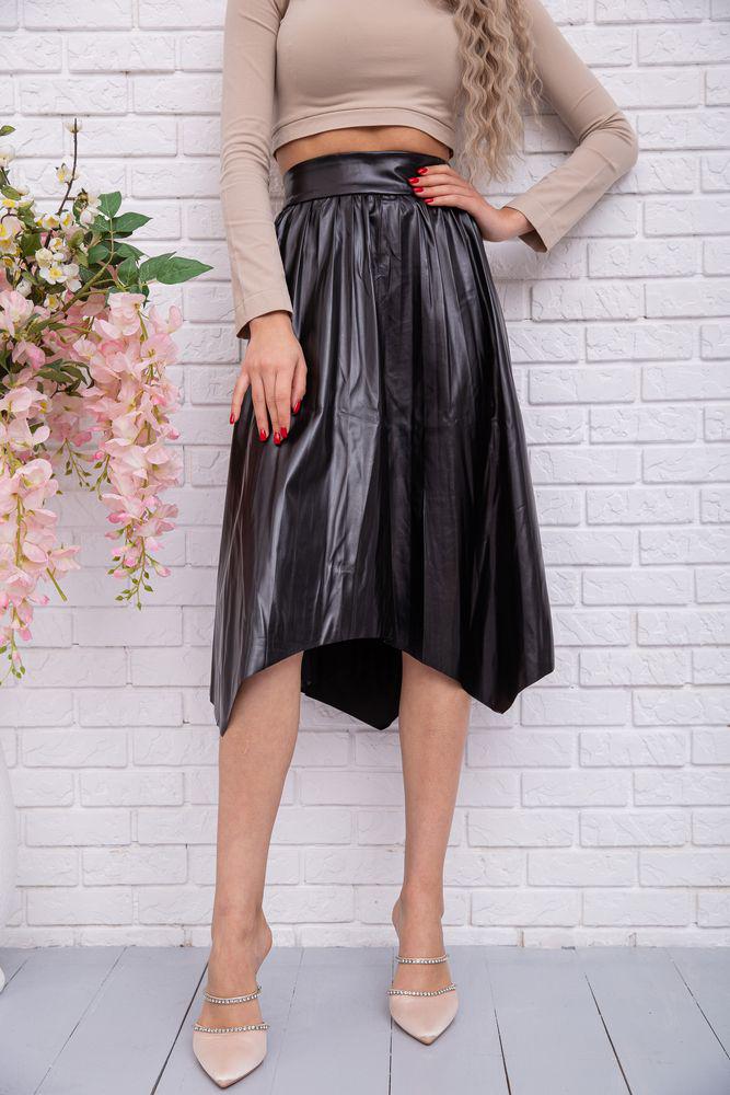 Юбка женская Ager 190R20410 из экокожи L Черный