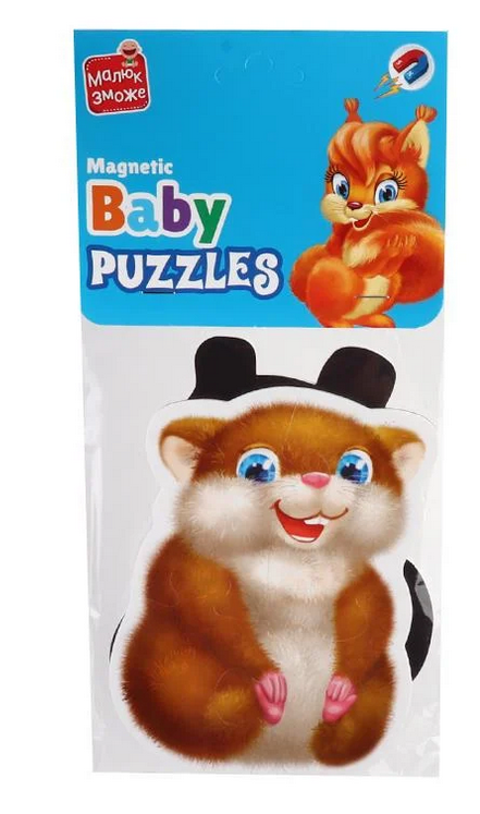 Пазли магнітні бейбі Vladi Toys Малюк зможе Пухнастики (MTT-164020)