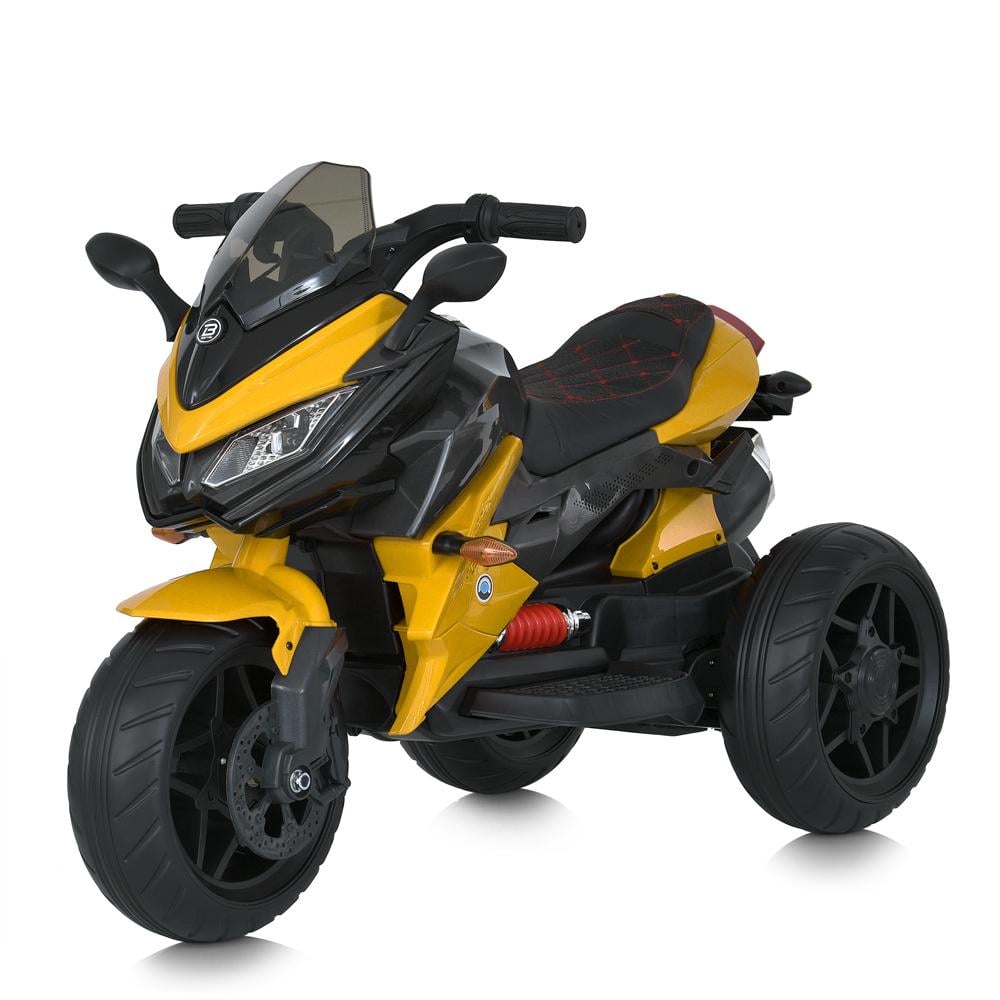 Детский электромотоцикл Bambi M 4274EL 70W 3-х колесный Желтый