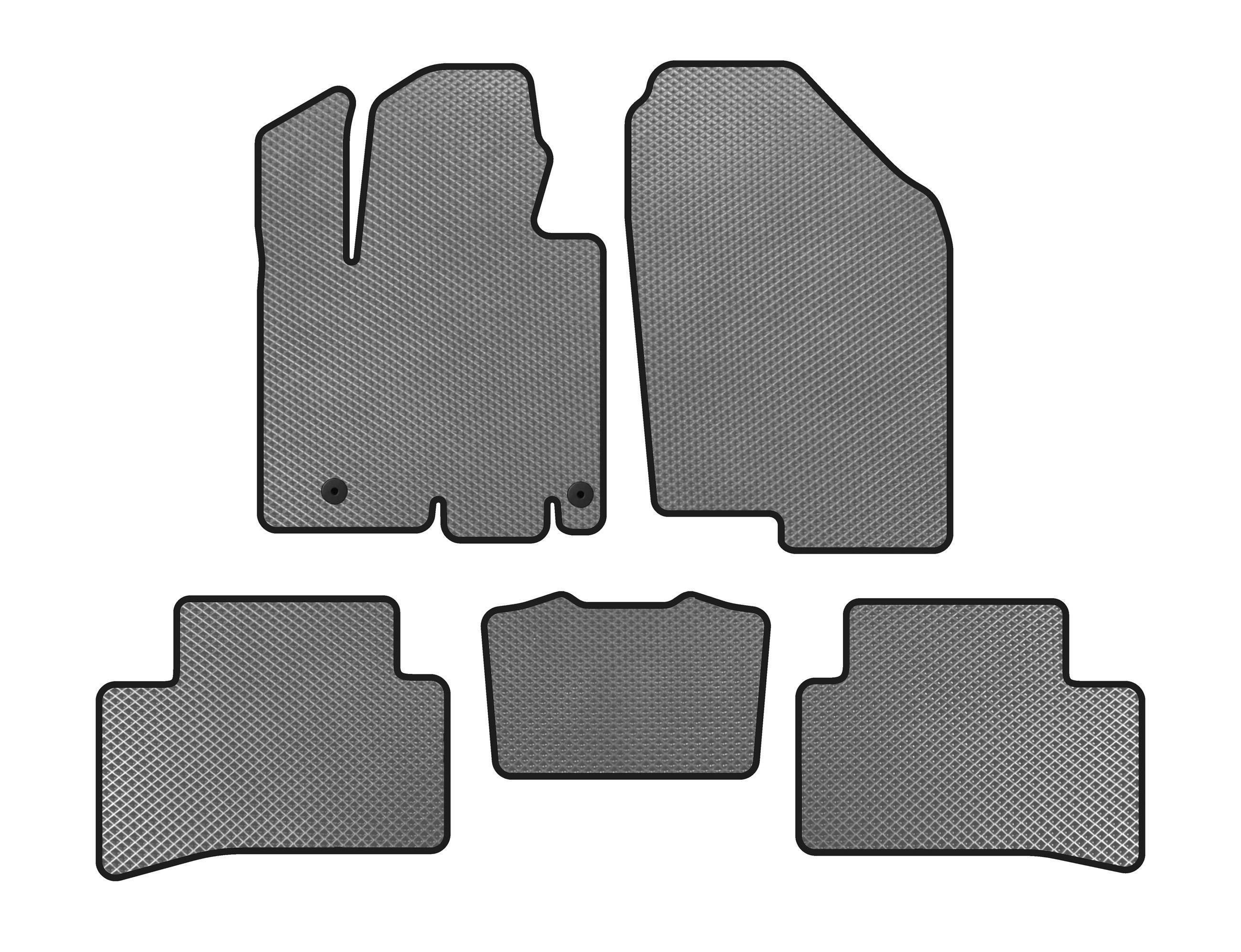 Коврики Digital Designs EVA для Hyundai Tucson NX4 2021- гг. этилвинилацетат Серый (143138)