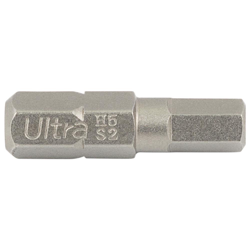 Набор бит Ultra HEX 5 x 25 мм 1/4" 10 шт. S2 в блистере (4015002) - фото 2