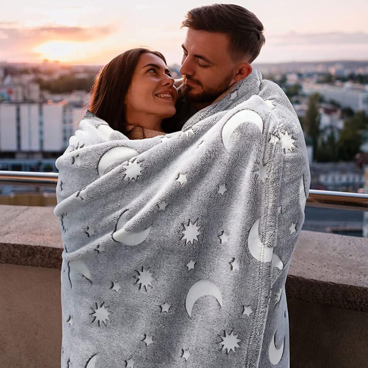 Плед Magic Blanket Зоряне небо 150х180 см Сірий - фото 2