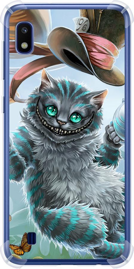 Чехол на Samsung Galaxy A10 2019 A105F Чеширский кот 2 (3993sp-1671-42517)