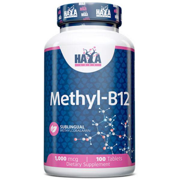 Вітамін B-12 Haya Labs Methyl B-12 100 таб. 1000 мг