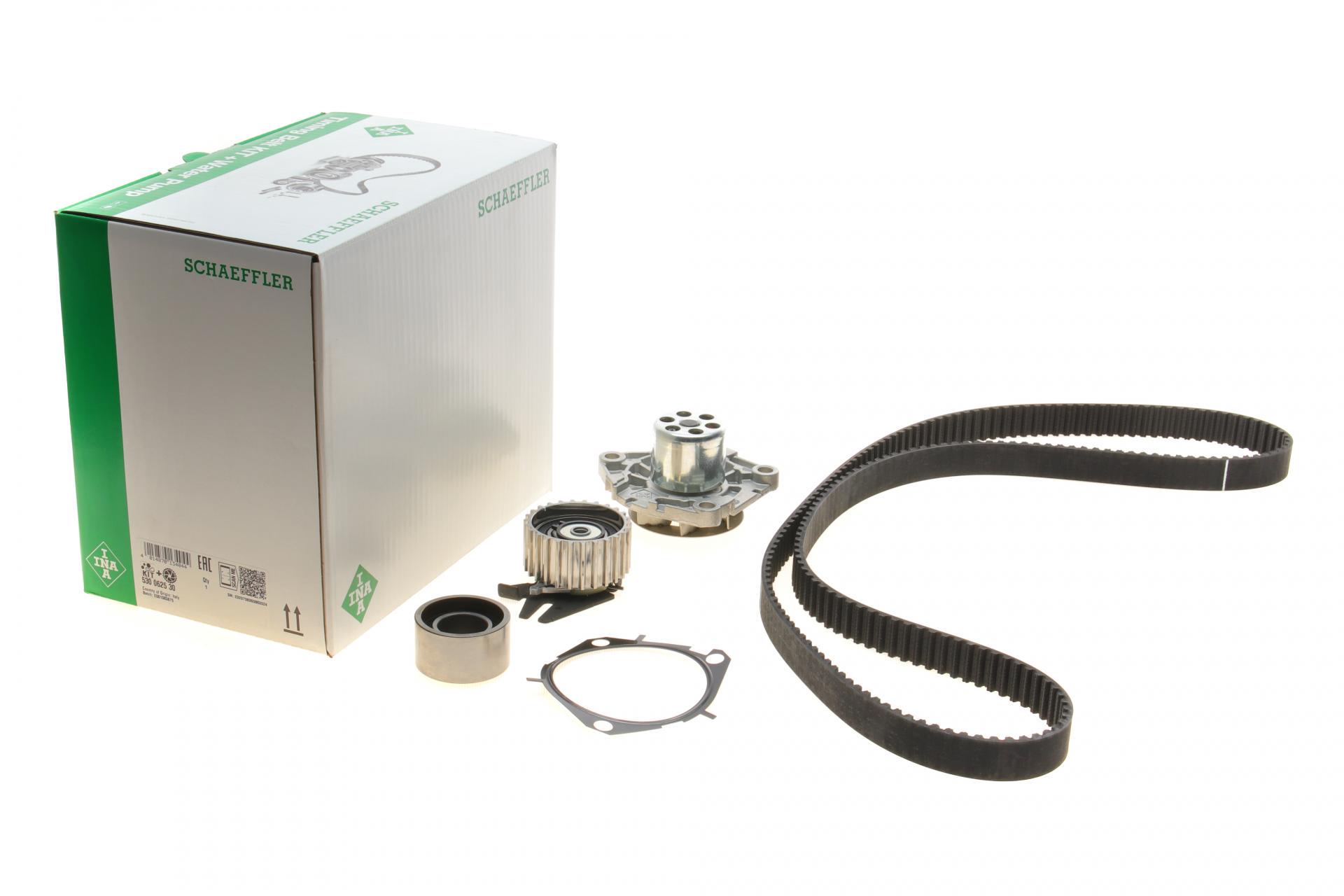 Комплект ГРМ и помпа INA Alfa Romeo 159 2.4 JTDM 07-11 199x24 538 0714 10 (530 0625 30)