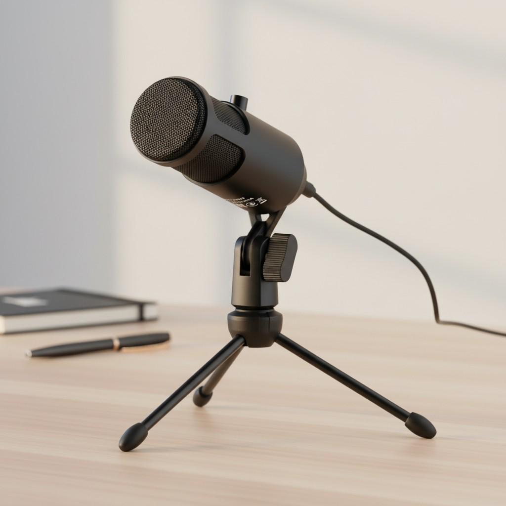 Мікрофон для ПК конденсаторний/електретний зі штативом 2Е MPC020 Streaming KIT USB-кабель 1 м Чорний (2E-MPC020) - фото 7