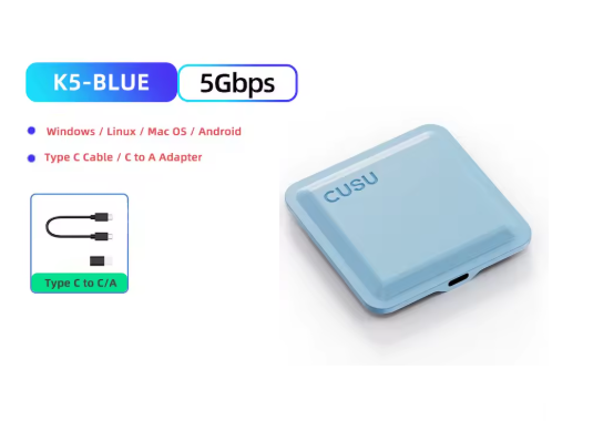 SSD-диск CUSU 256 ГБ Type-C USB3.2 Gen 2 - фото 2