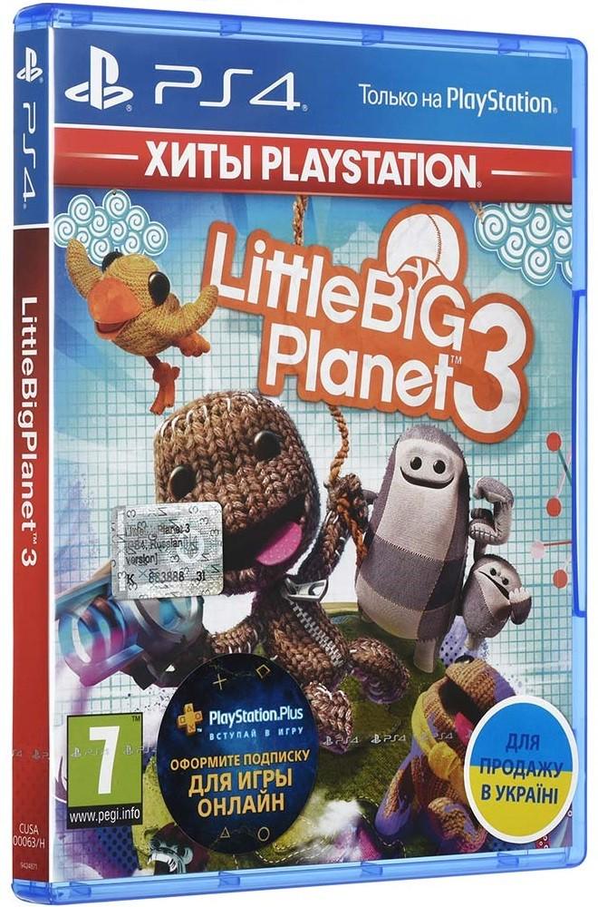 Игра LittleBigPlanet 3 для PS4 Blu-ray (0410)