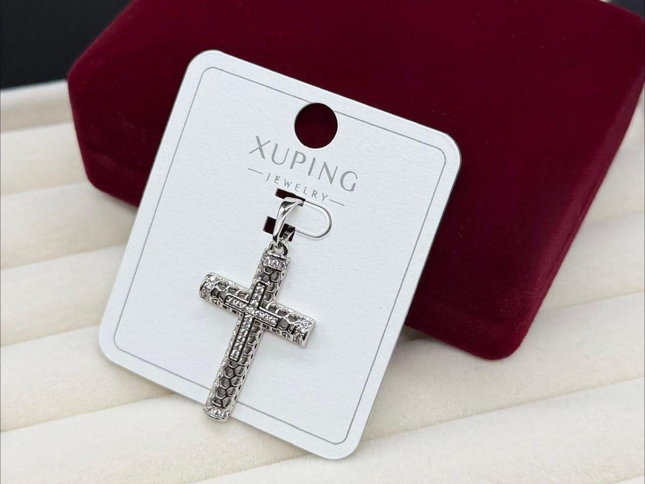 Кулон женский крестик Xuping из медицинского золота (2912037141)