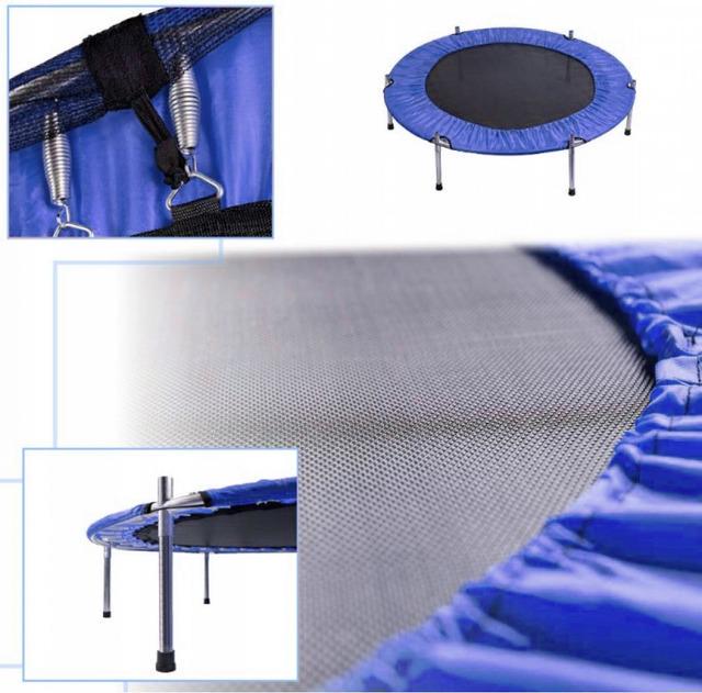 Батут-манеж детский Atleto с сеткой 140 см Синий (KRB01) - фото 2 Батут-манеж детский Atleto с сеткой 140 см Синий (KRB01) - фото 2