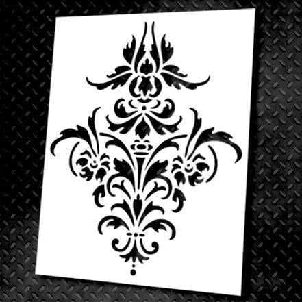 Трафарет многоразовый DFA Дамаск 12 для штукатурки и краски (D00012)