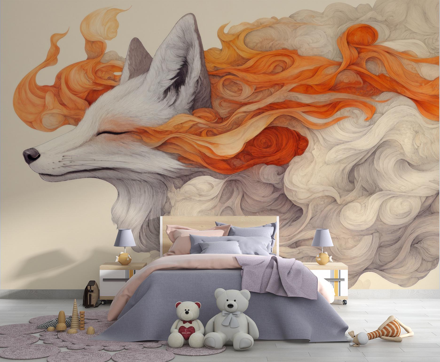 Фотошпалери флізелінові Upstream Лисиця в абстракції 180х120 см (SPF-164/2) - фото 2 Фотошпалери флізелінові Upstream Лисиця в абстракції 180х120 см (SPF-164/2) - фото 2