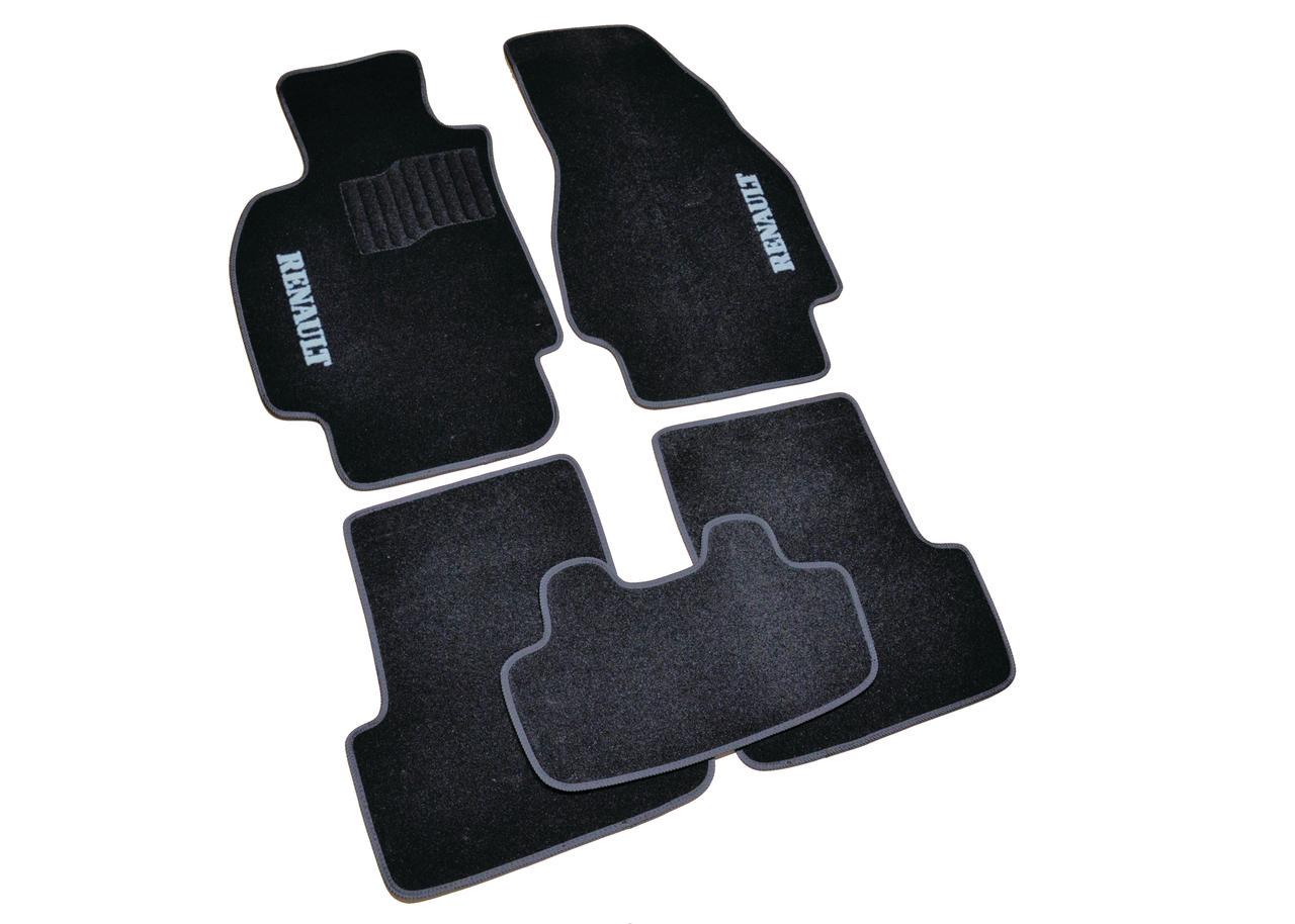 Коврики в салон AVTM ворсовые Renault Megane II 2002-2008 5 шт. Черный (BLCCR1523)