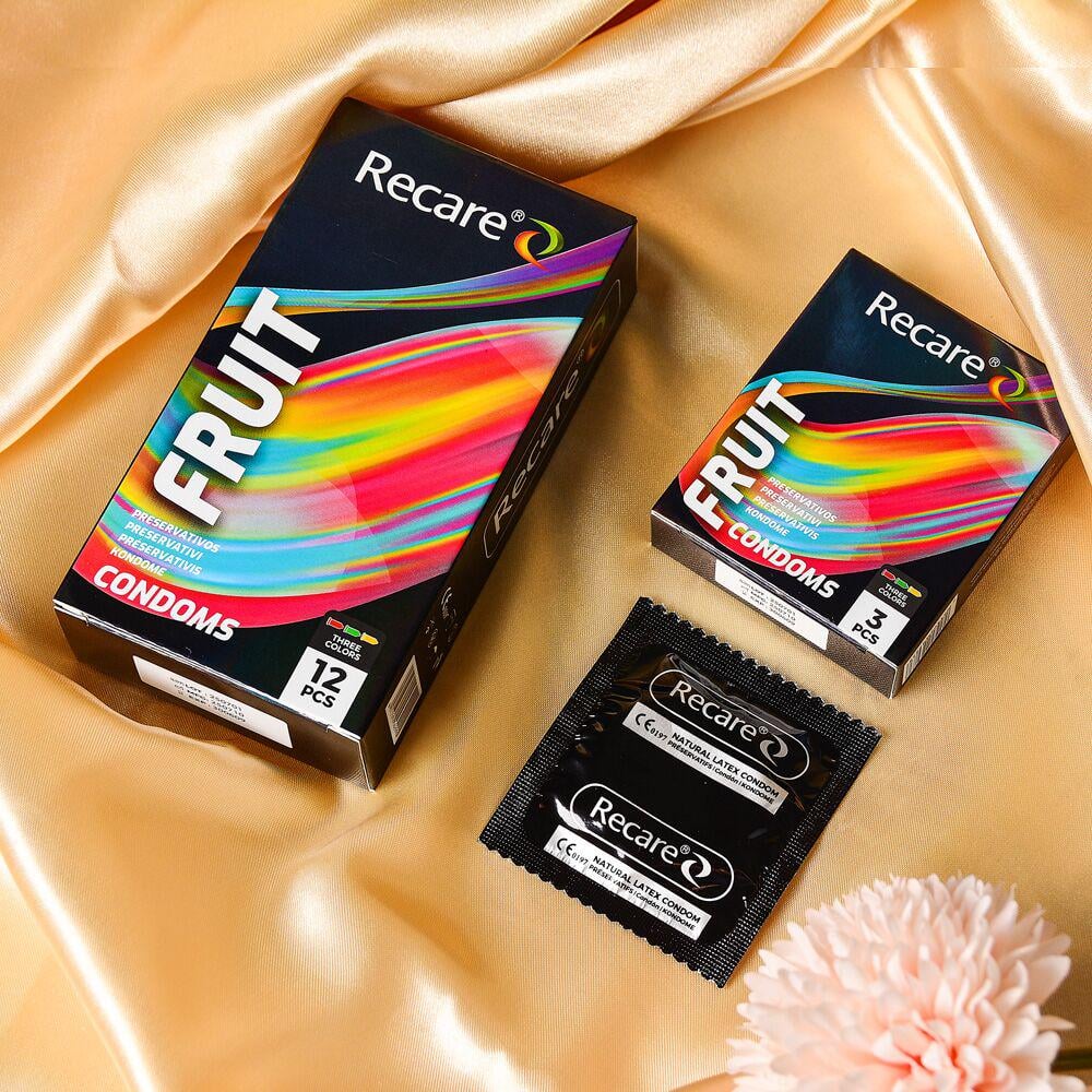 Презерватив Recare Holographic Fruit Flavour Мята/Банан/Клубника 3 шт. - фото 5