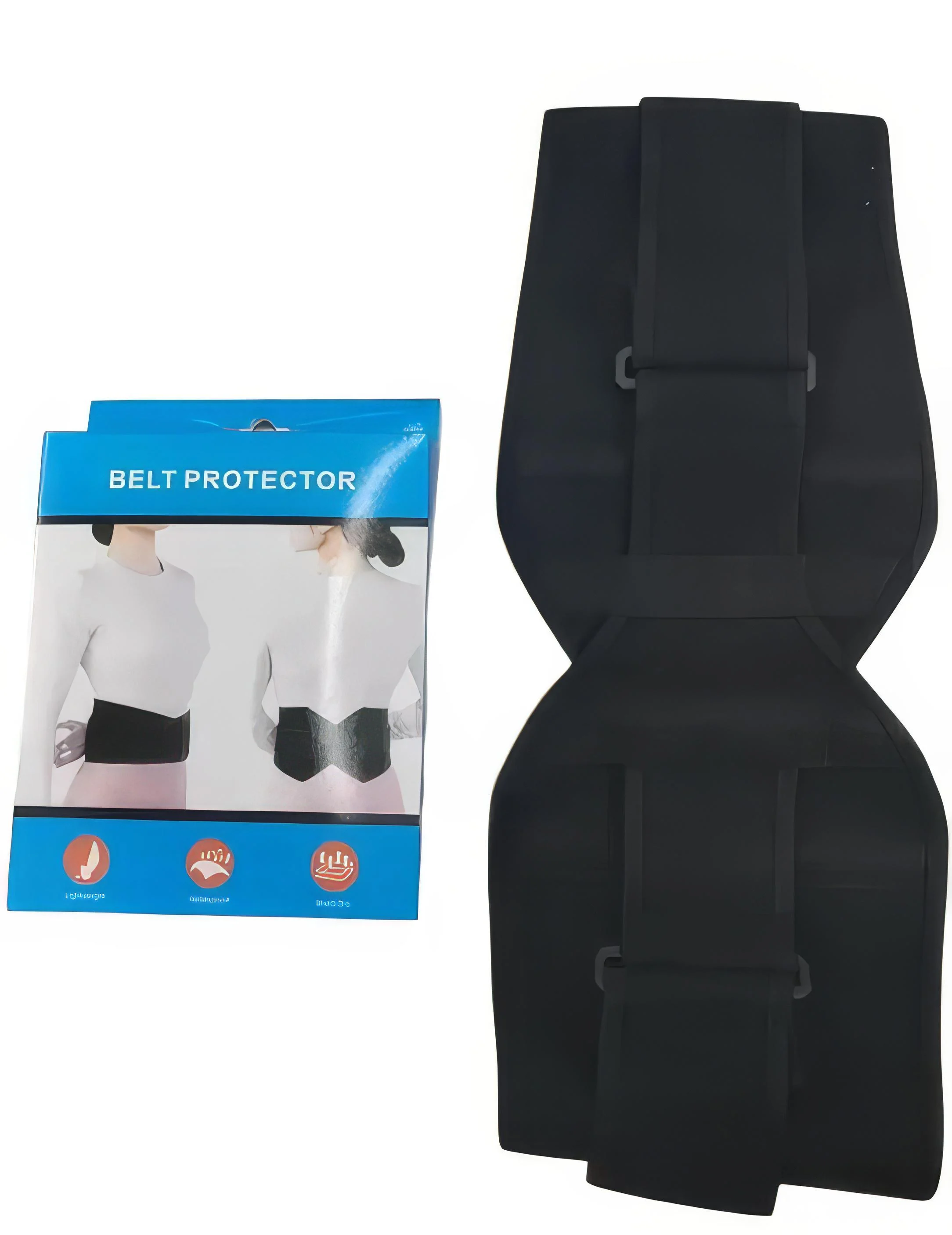 Пояс для попереку Waistband AND942 при фізичних навантаженнях Чорний (25685649) - фото 4
