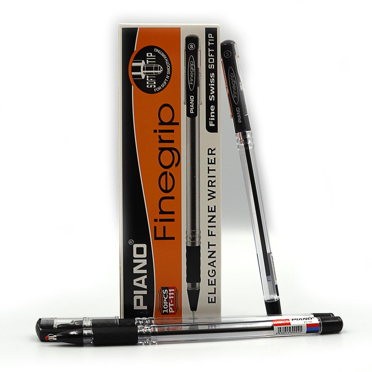 Ручка масляна piano 10 шт. в уп. Чорний (MTT-131314)