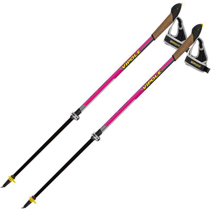 Палки для скандинавской ходьбы Vipole Instructor Vario QL DLX 90-130 см Violet (929891)