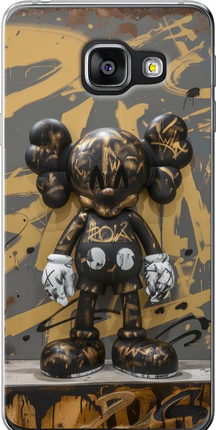 Чехол на Samsung Galaxy A3 (2016) A310F Bronze kaws (6097t-159-42517)