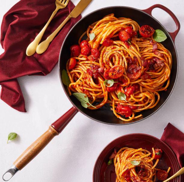 Сковорідка Le Creuset Signature з дерев'яною ручкою 28 см Rhone (20258289490422) - фото 5