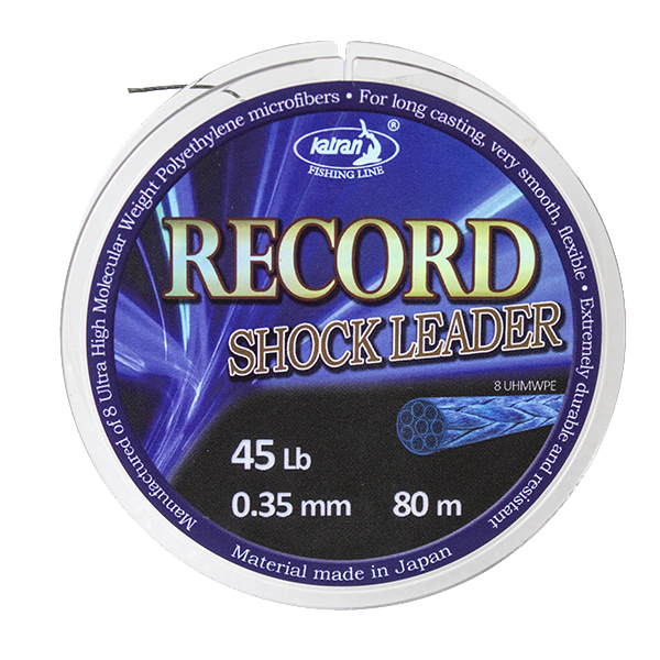 Шнур шок лидер Katran RECORD 45 lb 80 м (МВ3) - фото 2 Шнур шок лидер Katran RECORD 45 lb 80 м (МВ3) - фото 2