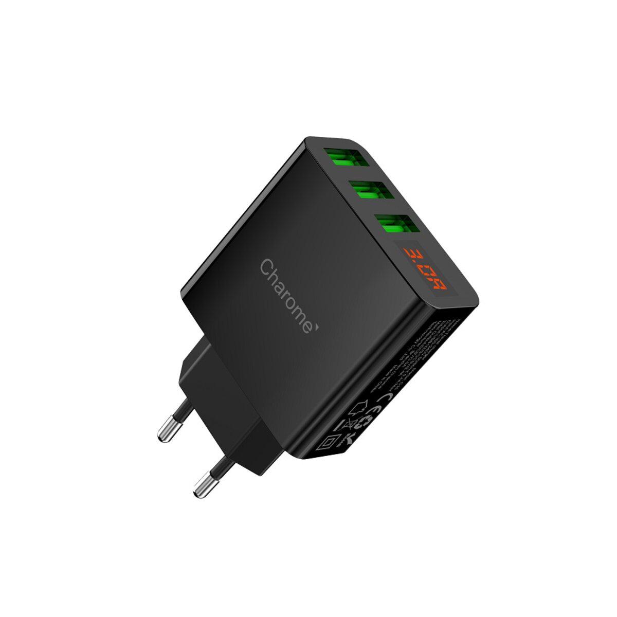 Зарядное устройство сетевое CHAROME C12 GAN PD/QC 100W Black (10826942)