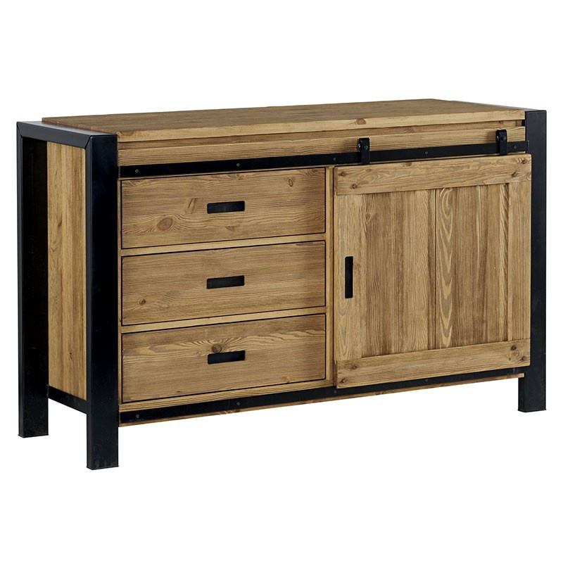 Комод Loft NS-243 830x1200x450 мм Черный (6156d5923edc877ba8589b52)