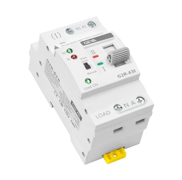 Автомат-перемикач однофазний введення резерву АВР Geya G2R-63 63A на Din-рейку/Din-рейка